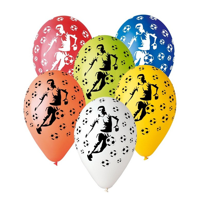 Balony Premium ,,Piłkarze" śr. 30 (5szt) GS110/P152 GoDan